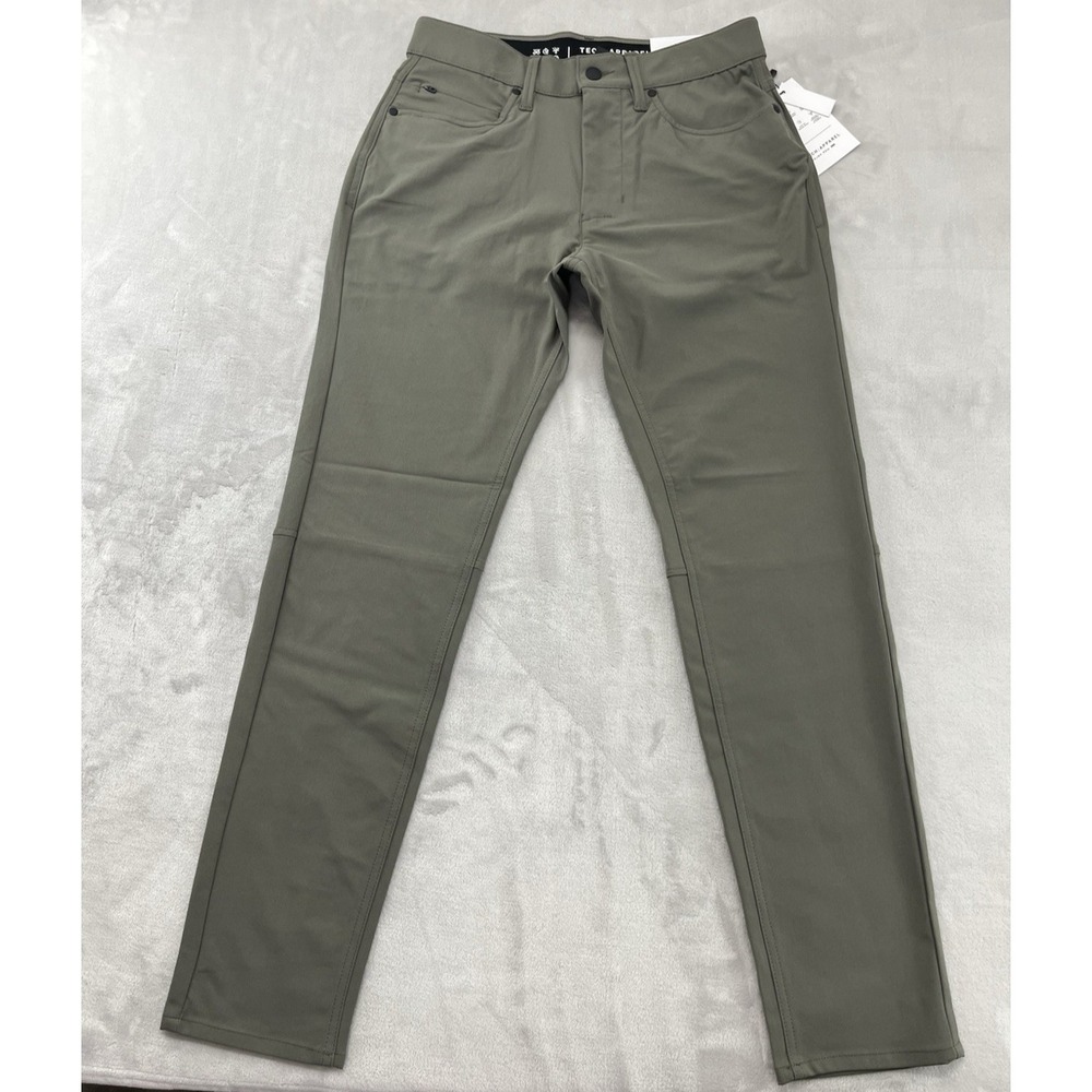 Projek Raw Tech Pants Men 30 Moss Linchen Flux:2.0 Stretch Anti-Wrinkle Preppy
